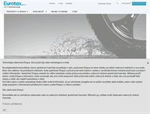 Tablet Screenshot of eurotax.sk